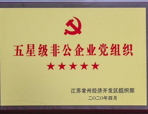 2019年度“五星·級(jí)非公企業(yè)黨組織”